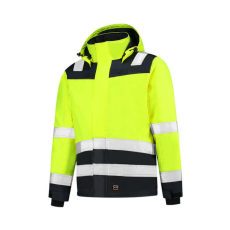 TRICORP Midi Parka High Vis Bicolor munkakabát unisex fluoreszkáló sárga 2XL
