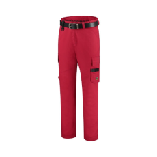 TRICORP Munkanadrág unisex Work Pants Twill T64 piros 52 méret