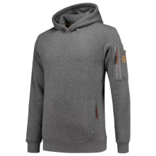 TRICORP Premium Hooded Sweater felső férfi stone melange 4XL férfi pulóver, kardigán