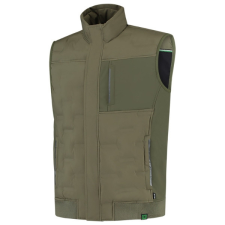 TRICORP Puffer Bodywarmer Rewear mellény unisex army M munkaruha