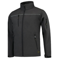 TRICORP Softshell kabát unisex Luxury Softshell T53 sötétszürke 4XL méret munkaruha