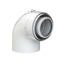  TRICOX PAEKÖ50C koncentrikus ellenőrző könyök 87° PPs/alu 60/100mm hűtés, fűtés szerelvény