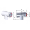 Tricox PAET50C Pps/Alu Ellenőrző T-idom 60/100
