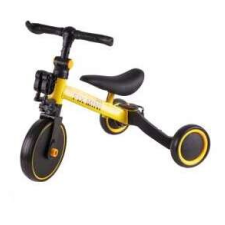 Trike Fix Mini terepjáró tricikli 3in1 pedálokkal sárga tricikli