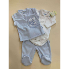 Trimex plüss 3 részes kisfiú garnitúra (68) - kék gyerek ruha szett