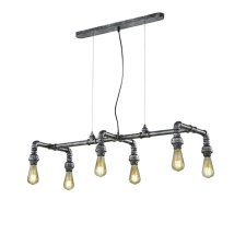 Trio 307000688 GOTHAM 6 x E27 antik ezüst többágú függeszték világítás