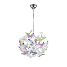 Trio Butterfly színes-fehér gyerek függesztett lámpa (TRI-R30214017) G9 4 izzós IP20 világítás