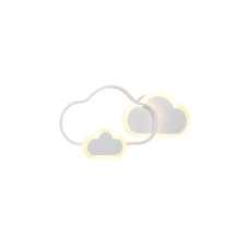 Trio Cloudy fehér LED mennyezeti/fali lámpa (TRI-R62263131) LED 1 izzós IP20 világítás
