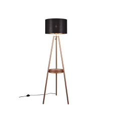 Trio Colette barna-fekete állólámpa (TRI-R41561065) E27 1 izzós IP20 világítás