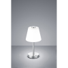 Trio Emerald asztali lámpa szatin króm, fehér LED 350lm 3000K