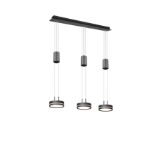 Trio Franklin antracit-fehér LED függesztett lámpa (TRI-326510342) LED 1 izzós IP20 világítás