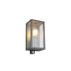 Trio GARONNE 201869142 mozgásérzékelős kültéri falikar, 1x60W E27, IP44