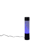 Trio Glitter fekete-átlátszó LED asztali lámpa (TRI-R50871032) LED 1 izzós IP20 világítás