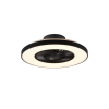 Trio Halmstad fekete LED mennyezeti ventilátoros lámpa (TRI-R62672132) LED 1 izzós IP20