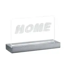 Trio Home 7W 12cm átlátszó/króm asztali lámpa világítás