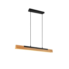 Trio Kerala fekete-natúr LED függesztett lámpa (TR-341610132) LED 1 izzós IP20 világítás