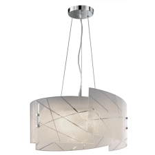 TRIO LIGHTING 301200300 Sandrina E27 40W függesztett lámpatest fehér világítás