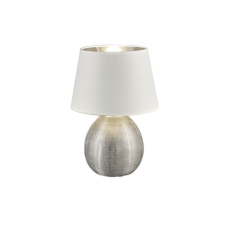 Trio Luxor ezüst-fehér asztali lámpa (TRI-R50631089) E27 1 izzós IP20 világítás