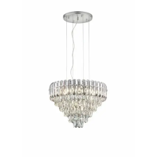 Trio Malizia króm függesztett lámpa (TRI-367601206) E14 12 izzós IP20 világítás