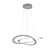Trio Oakland matt nikkel LED függesztett lámpa (TRI-321710107) LED 1 izzós IP20 világítás