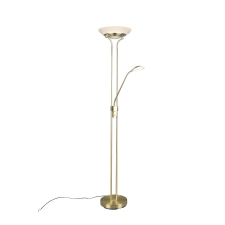 Trio Orson sárgaréz-fehér LED állólámpa (TRI-R40073508) LED 2 izzós IP20 világítás