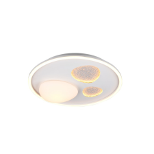 Trio Pebble fehér-barna LED mennyezeti lámpa (TRI-643110131) LED 1 izzós IP20 világítás