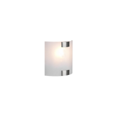 Trio Pura matt nikkel-fehér fali lámpa (TRI-212700107) E27 1 izzós IP20 világítás