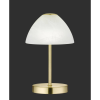 Trio Queen asztali lámpa matt sárgaréz, alabástrom LED 280lm 3000K