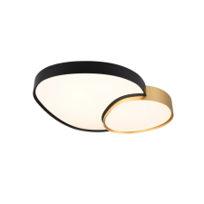 Trio Rise fekete-arany LED mennyezeti lámpa (TRI-647519280) LED 1 izzós IP20 világítás