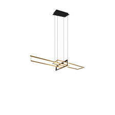 Trio Salinas sárgaréz-fekete LED függesztett lámpa (TRI-320310308) LED 1 izzós IP20 világítás