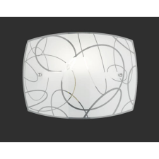 Trio Spirelli mennyezeti lámpa fehér, mintával E27 1 izzós világítás