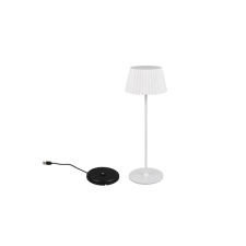 Trio Suarez fehér LED kültéri asztali lámpa (TRI-R57706131) LED 1 izzós IP44 kültéri világítás