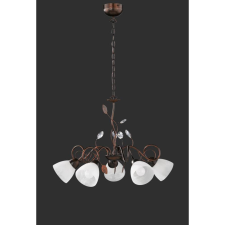 Trio Traditio függeszték rusztikus, alabástrom E14 5 izzós világítás