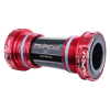 TRIPEAK integrált menetes csésze, országúti, angol BSC 1,37x24, 24 mm tengely, piros, Shimano Hollowtech II kompatibilis TRIPEAK Bicikli alkatrészek Kerékpár alkatrészek Kerékpár hajtókarok és középcsapágyak