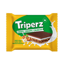 Triperz mogyoró-,tej krémmel töltött mogyorós ostya 25g csokoládé és édesség