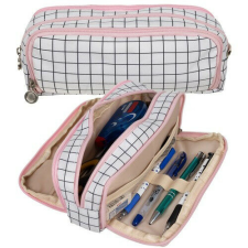 Triple foldable pencil case - checkered Maaleo24514 tolltartó