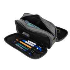 Triple folding pencil case - gray Maaleo 24512 tolltartó
