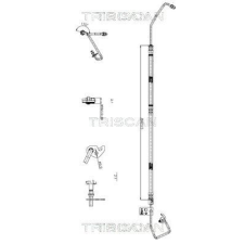 TRISCAN hidraulikus cső, kormányzás TRISCAN 8516 16027 autóalkatrész