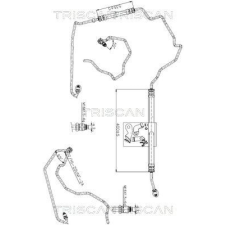 TRISCAN hidraulikus cső, kormányzás TRISCAN 8516 25006 autóalkatrész