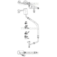 TRISCAN kis-/nagynyomású cső, klímaberendezés TRISCAN 9010 16051 autóalkatrész