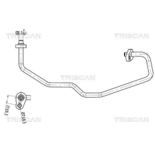 TRISCAN kis-/nagynyomású cső, klímaberendezés TRISCAN 9010 28092 autóalkatrész