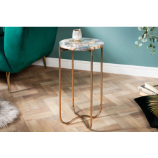 Tristen Design kisasztal Tristen I 35 cm kék achát bútor