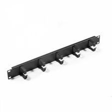 TRITON 19" 1U 37mm gyűrűs kábel rendező panel kábel és adapter