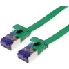 TRITON Value 21.99.2140 RJ45 Hálózati kábel, patchkábel CAT 6A F/UTP 0.50 m Zöld Árnyékolt, lapos, aranyozott érintkező 1 db (21.99.2140)
