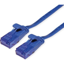 TRITON VALUE Patch kábel UTP CAT6a lapos kivitel, 3m, kék (21.99.2053) kábel és adapter