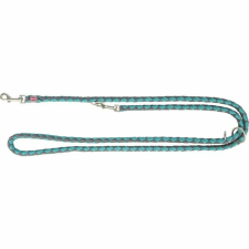 Trixie 143628 Cavo póráz állítható L-XL 2m/18mm aqua/szürke nyakörv, póráz, hám kutyáknak
