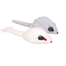 Trixie 4116 hosszúszőrű 9cm egér játék macskáknak