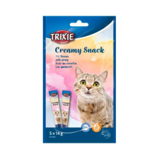 Trixie 42682 Creamy Snack 5x14 g krémes finomság cicáknak shrimp jutalomfalat macskáknak