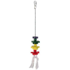 Trixie 5195 madárjáték színes csillag, karika fűzve (5195) 30 CM