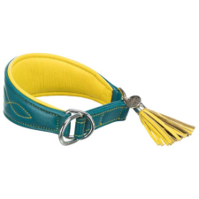 Trixie Active Comfort nyakörv agaraknak, XS:21-26cm/40mm, sárga/benzin nyakörv, póráz, hám kutyáknak